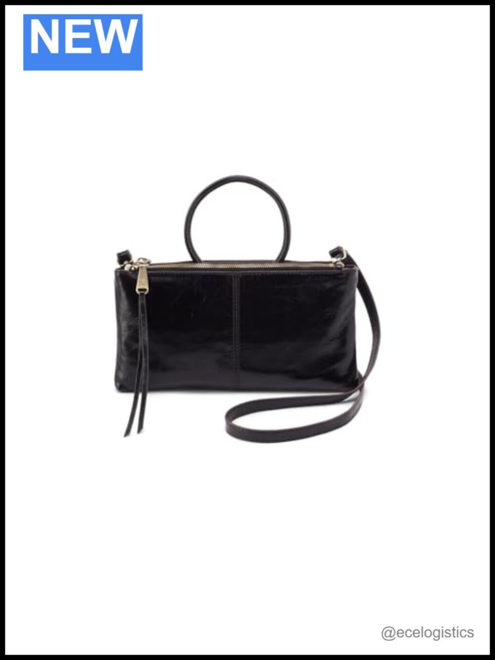 Women's Sable Crossbody Bag Leather Adjustable Strap Purse